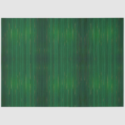 ラグジュアリートレンディーグリーン金ゴールドリネンテクスチャコレクション 薄葉紙 (正面)