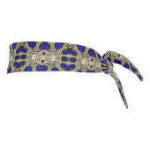 ラグジュアリートレンディースタイリッシュ金ゴールドターコイズコバルトブルー タイヘッドバンド (回転90)