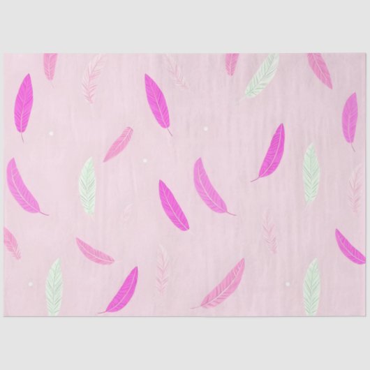 ラグジュアリートレンディーフェザーズボホコレクション 薄葉紙 (正面)