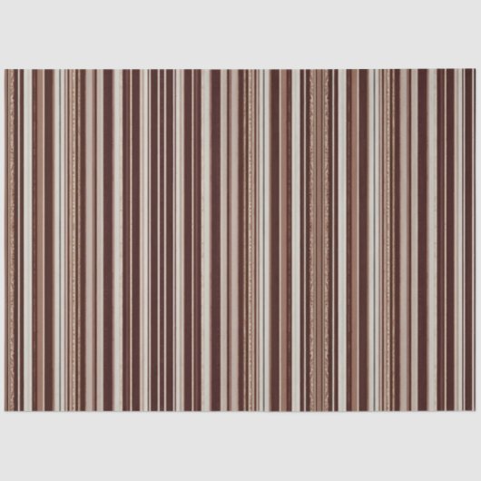 ラグジュアリートレンディーブラウンホワイトリネンテクスチャコレクション 薄葉紙 (正面)