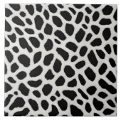 ラグジュアリートレンディーホワイトレオパードエレガントコレクション タイル (正面)