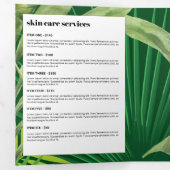 ラグジュアリートロピッモダンクブティック&サロングリーン 三つ折りカード (内部最初)