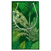 ラグジュアリートロピッモダンクブティック&サロンネイビー スモールペーパーバッグ (裏面)