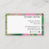 ラグジュアリートロピッモダンクブティック&サロンPInk 予約カード (裏面)