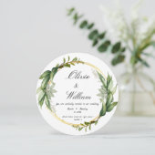 ラグジュアリーニューカード結婚式招待状 招待状 (スタンド正面)