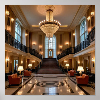 ラグジュアリーハウスインテリア ポスター