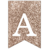 ラグジュアリーハッピーバースデーフォトバルーングリッター バンティングフラッグ (第3の旗)