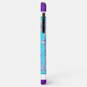 ラグジュアリーバタフライiPhone 11 Pro最大ケースパープルブルー Case-Mate iPhoneケース (裏面/左)