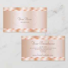 ラグジュアリーバラゴールデンモダンカラースタイリッシュと 名刺