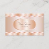 ラグジュアリーバラゴールデンモダンカラースタイリッシュと 名刺 (正面)