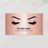 ラグジュアリーバラ金ゴールドまつ毛バープロフェッショナル 名刺 (正面)