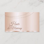 ラグジュアリーバラ金ゴールドグラマラスプロフェッショナルシンプル 名刺 (正面)