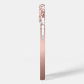 ラグジュアリーバラ金ゴールドグリッタードライグラデーションプ Case-Mate iPhoneケース (裏面 / 左)