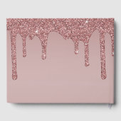 ラグジュアリーバラ金ゴールドグリッタードリップスキンセアニェラ ゲストブック (裏面)