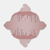 ラグジュアリーバラ金ゴールドスパークルグリッタードリップスモノグラム フェイバーボックス (折り畳みなし)