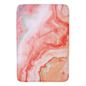 ラグジュアリーバラ金ゴールド赤面鉱物瑪瑙 バスマット (正面縦)