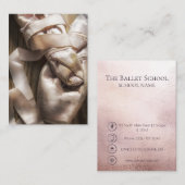 ラグジュアリーバレエスクールフォトデザイン 名刺 (正面/裏面)