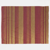 ラグジュアリーバ人気があるルガンディ金ゴールドリネンコレクション フリースブランケット (正面(横))