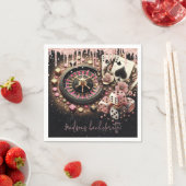 ラグジュアリーパーソナライズされたカジノバチェロレッテ スタンダードカクテルナプキン (インサイチュ)