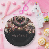 ラグジュアリーパーソナライズされたカジノバチェロレッテ ペーパープレート (パーティー)