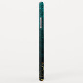 ラグジュアリーパーソナライズされたダマスクターコイズ Case-Mate iPhoneケース (裏面/右)