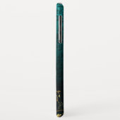 ラグジュアリーパーソナライズされたダマスクターコイズ Case-Mate iPhoneケース (裏面/左)