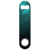 ラグジュアリーパーソナライズされたダマスク金ゴールドフレーム スピード栓抜き (裏面)