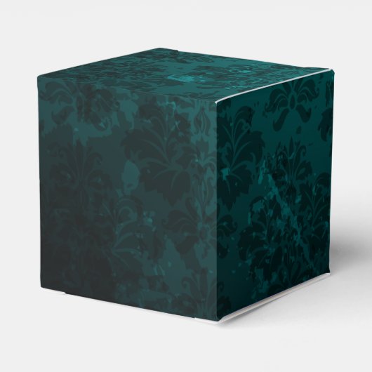 ラグジュアリーパーソナライズされたダマスク金ゴールドフレーム フェイバーボックス (裏面サイド)