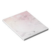 ラグジュアリーパーソナライズされたマーブル ノートパッド (アングル)