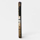 ラグジュアリーパーソナライズされた金ゴールドとブラックミュージックノート Case-Mate iPhoneケース (裏面/左)