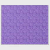 ラグジュアリーパープルバラ人気があるフローラ ラッピングペーパー (フラット)