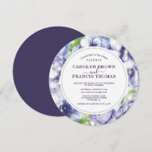 ラグジュアリーパープルフローラア結婚ネモンス