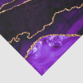 ラグジュアリーパープル金ゴールドグリッターアゲートハッピーバースデー 薄葉紙 (詳細)