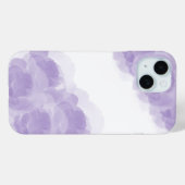 ラグジュアリーパープル魔法バラウォーターカラー抽象芸術アート Case-Mate iPhoneケース (裏面 (横))