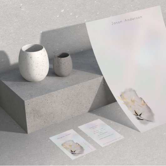 ラグジュアリーパールゴールデンバンブービジネスカード 名刺