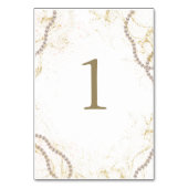 ラグジュアリーパールスアンドプロセッコ テーブルナンバー (裏面)