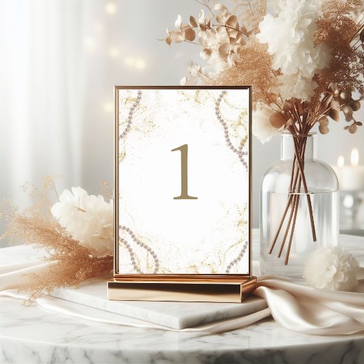 ラグジュアリーパールスアンドプロセッコ テーブルナンバー