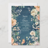 ラグジュアリービクトリアン王室のエレガンス結婚ズ セーブザデート (正面)