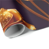 ラグジュアリービッグ金ゴールドバラモダンコレクション ラッピングペーパー (ロールコーナー)