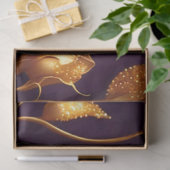 ラグジュアリービッグ金ゴールドバラモダンコレクション 薄葉紙 (ギフト)