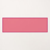 ラグジュアリーピンクダイヤモンドスパークルツェンヨガナマステ ヨガマット (裏面(横))