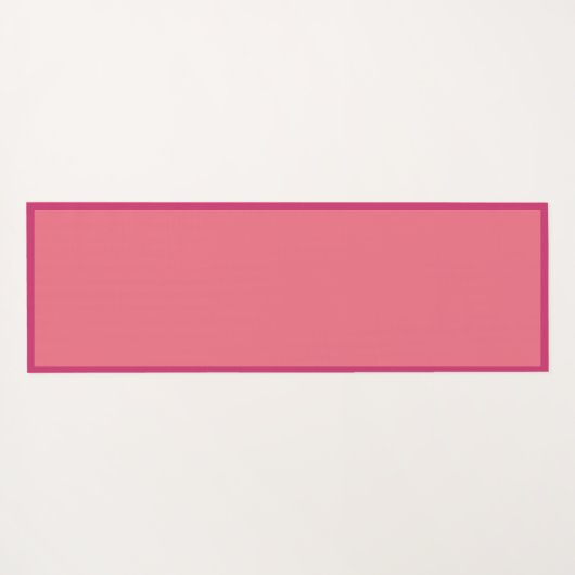 ラグジュアリーピンクダイヤモンドスパークルツェンヨガナマステ ヨガマット (裏面(横))