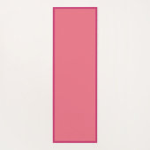 ラグジュアリーピンクダイヤモンドスパークルツェンヨガナマステ ヨガマット (裏面)