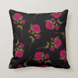 ラグジュアリーピンクローズ人気があるフローラ クッション