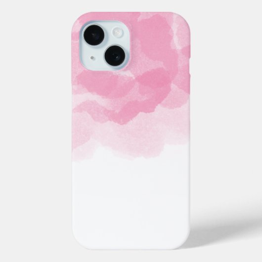 ラグジュアリーピンク魔法バラウォーターカラー抽象芸術アート Case-Mate iPhoneケース (裏面)