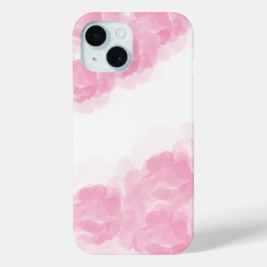 ラグジュアリーピンク魔法バラウォーターカラー抽象芸術アート Case-Mate iPhoneケース (裏面)