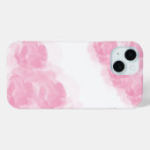 ラグジュアリーピンク魔法バラウォーターカラー抽象芸術アート Case-Mate iPhoneケース (裏面 (横))