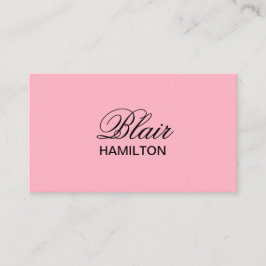 ラグジュアリーピンク 名刺