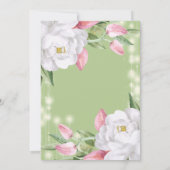 ラグジュアリーファブラスフローラ30th誕生日パーティー 招待状 (裏面)