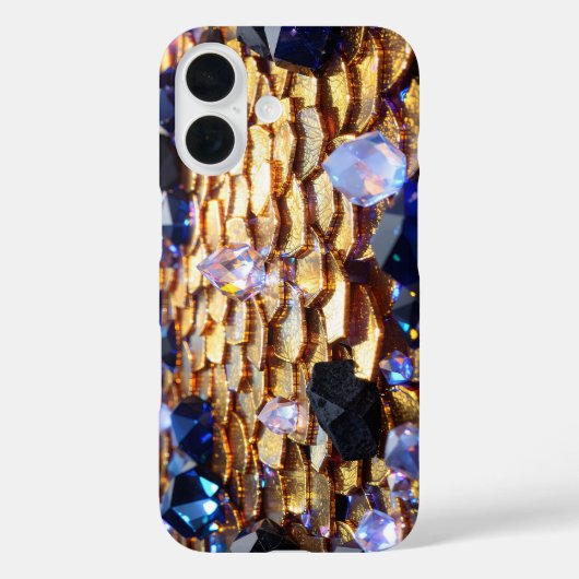 ラグジュアリーファンタジージェムストーン抽象芸術 Case-Mate iPhoneケース (裏面)